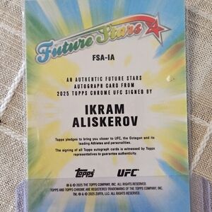 Topps Future Stars Autograph Card